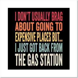Funny Gas Station Joke - Inflation Meme Posters and Art